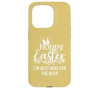 Custodia per iPhone 15 Pro Hoppy Easter Hour Some Bunny Needs Beer Here for the Hops