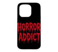 Custodia per iPhone 15 Pro Horror Addict Spettrale Halloween Horror Film Fan Cinema