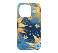 Custodia per iPhone 15 Pro Horror Strano Occhio Malvagio Blu Scuro