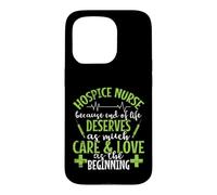 Custodia per iPhone 15 Pro Hospice Nurse perché la vita merita cura e amore