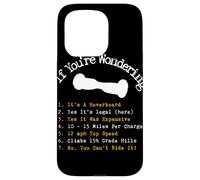 Custodia per iPhone 15 Pro Hoverboard Checklist Cool & Funny hoverboard Gift