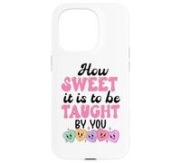 Custodia per iPhone 15 Pro How Sweet it is to Be Taught By You Teacher Valentines Love