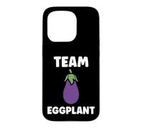 Custodia per iPhone 15 Pro Humor food eggplant simple team eggplant