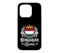 Custodia per iPhone 15 Pro Hungarian Queen Hungary Flag Proud Hungarian Woman