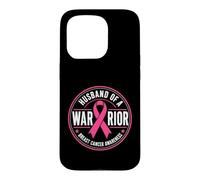 Custodia per iPhone 15 Pro Husband Of A Warrior Breast Cancer Awareness