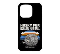 Custodia per iPhone 15 Pro Husky Fur Rolling Fur Palla