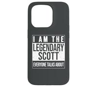 Custodia per iPhone 15 Pro I am the leggendary shirt, idea regalo per Scott