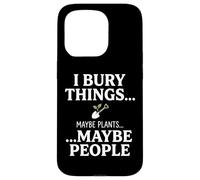 Custodia per iPhone 15 Pro I Bury Things Maybe Plants Maybe People Funny Frog