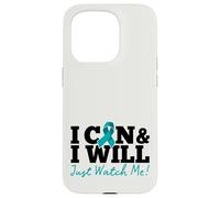 Custodia per iPhone 15 Pro I Can & I Will Beat Ovarian Cancer Warrior Just Watch Me