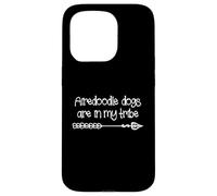 Custodia per iPhone 15 Pro I cani Airedoodle sono nella mia tribù per gli appassionati di animali domestici
