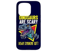 Custodia per iPhone 15 Pro I dinosauri sono spaventosi La sindrome di Down non lo è - T-Rex Dino
