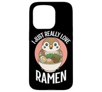 Custodia per iPhone 15 Pro I Just Really Love Ramen Sparrow Noodles Bowl Cup Soup Japan
