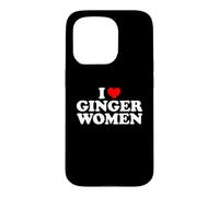 Custodia per iPhone 15 Pro I Love Ginger Women