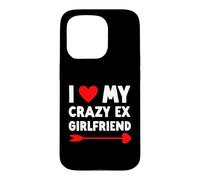 Custodia per iPhone 15 Pro I Love My Crazy Ex Girlfriend - San Valentino divertente