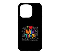 Custodia per iPhone 15 Pro I Love Wild Things Cute Wildlife Nature Animal Lover