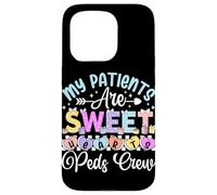 Custodia per iPhone 15 Pro I miei pazienti sono dolci cuori Peds Crew