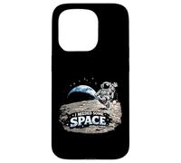 Custodia per iPhone 15 Pro I Need Some Space - Earthrise Lunar Orbit Kosmos Fun Art