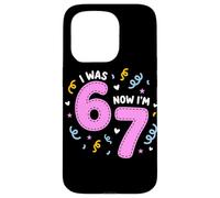 Custodia per iPhone 15 Pro I Was 6 Now I'm 7 Funny 7th Birthday Girl Party