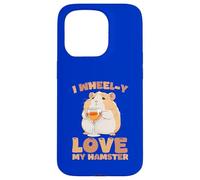 Custodia per iPhone 15 Pro I Wheel-y Love My Hamster Cute Pet Lover Citazione