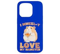 Custodia per iPhone 15 Pro I Wheel-y Love My Hamster Funny Pet Roditore Proprietario