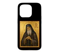 Custodia per iPhone 15 Pro Icona ortodossa di San Giuseppe Esicasta