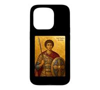 Custodia per iPhone 15 Pro Icona ortodossa di San Teodoro il Soldato