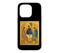 Custodia per iPhone 15 Pro Icona ortodossa La Santissima Trinità