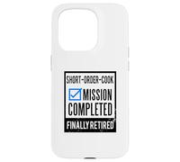 Custodia per iPhone 15 Pro Idea regalo pensionamento Breve Ordine in pensione Cuoco