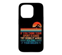 Custodia per iPhone 15 Pro If You Think Your Sport Is Hard Try Holding Your Breath Swim