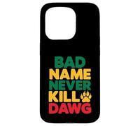 Custodia per iPhone 15 Pro Il cattivo nome non uccide mai i proverbi e il significato giamaicani di Dawg