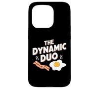 Custodia per iPhone 15 Pro Il dinamico duo Bacon Eggs Funny Breakfast Lover