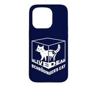 Custodia per iPhone 15 Pro Il gatto di Double Schrodinger Dead & Alive Quantum Physics