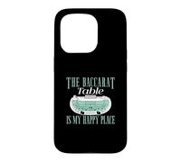 Custodia per iPhone 15 Pro Il tavolo del Baccarat è il mio posto felice Giocatori di Baccarat divertenti