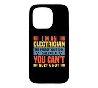 Custodia per iPhone 15 Pro I'm An Electrician Electrical Engineer Job Titles