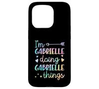 Custodia per iPhone 15 Pro I'm Gabrielle Doing Gabrielle Things Nome personalizzato