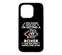 Custodia per iPhone 15 Pro I'm Getting A Boxer Funny Dog Mom Puppy Lovers