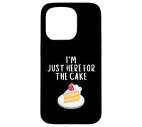 Custodia per iPhone 15 Pro I'm Just Here For The Cake Funny Wedding Party Costume Cakes