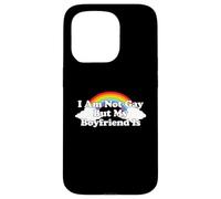 Custodia per iPhone 15 Pro I'm Not Gay But My Boyfriend Is