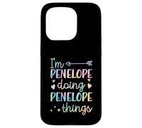 Custodia per iPhone 15 Pro I'm Penelope Doing Penelope Things Nome personalizzato