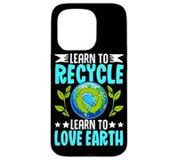 Custodia per iPhone 15 Pro Impara a riciclare Impara ad amare la Terra