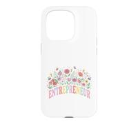 Custodia per iPhone 15 Pro Imprenditore Floreale Avvio di imprenditori