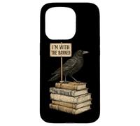 Custodia per iPhone 15 Pro In With The Banned Books Crow Book Lover Bibliophile Reading
