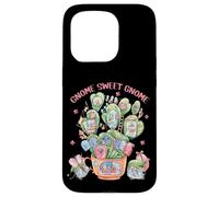 Custodia per iPhone 15 Pro Introvert Home Sweet Cactus Home Graphic Women Funny Gnome