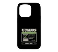 Custodia per iPhone 15 Pro Introverting in Progress Design Retrò Computer