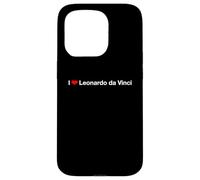 Custodia per iPhone 15 Pro Io amo Leonardo da Vinci