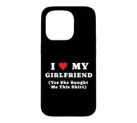 Custodia per iPhone 15 Pro Io Cuore Il mio Ragazza gf Sì Lei Comprato Mi Questo