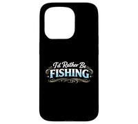 Custodia per iPhone 15 Pro Io d Rather Be Fishing Funny Angler Lifestyle Statement