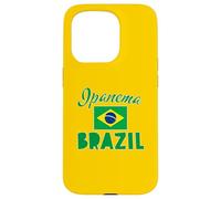 Custodia per iPhone 15 Pro Ipanema Beach Rio con bandiera del Brasile