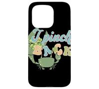 Custodia per iPhone 15 Pro Irish Punch Back Shamrock Crab Lucky St Patricks Art