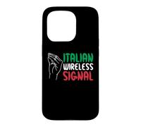 Custodia per iPhone 15 Pro Italian Wireless Signal Connessione A Internet Gesto Manuale